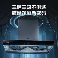 华帝(vatti)三腔·启世S2+90B烟灶套餐23m³大吸力欧式天然气抽油烟机四驱全翼5.2kW大火免扩孔燃气灶具