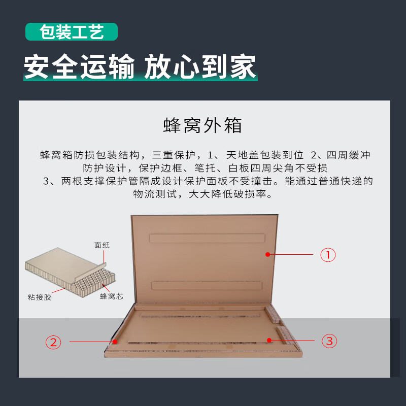得力(deli)8790立式海报框白板594*841(银色)高清大图