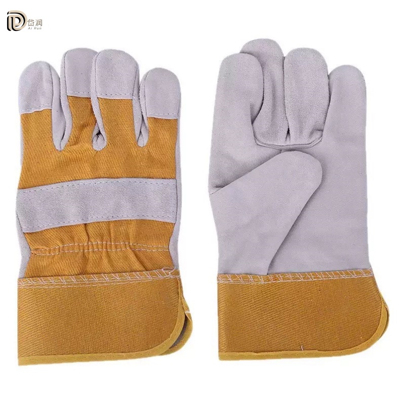 岱润 半皮手套 翻毛皮 副高清大图