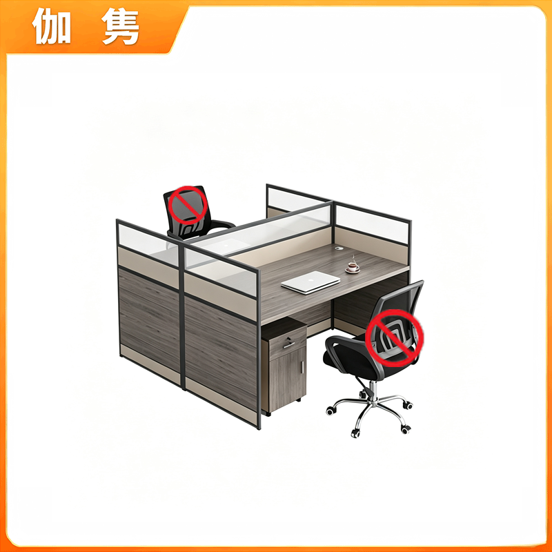 伽隽 办公桌 120*120cm 张高清大图