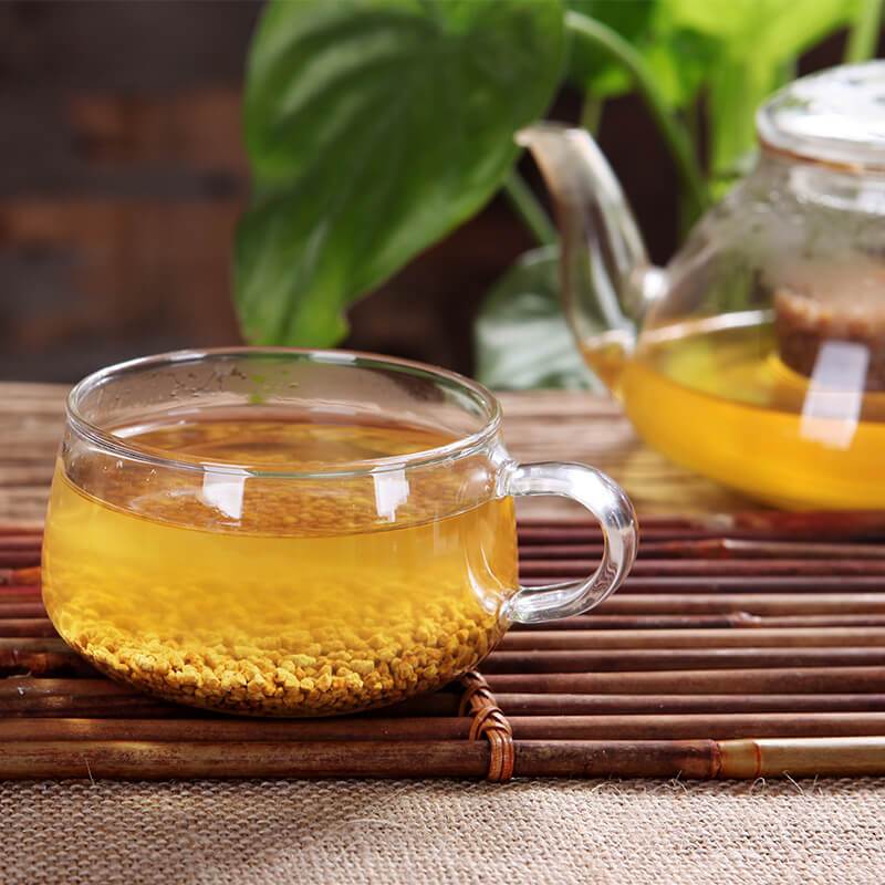 明芽苦荞茶四川大凉山特产铁罐全株苦荞麦花草茶花茶320g