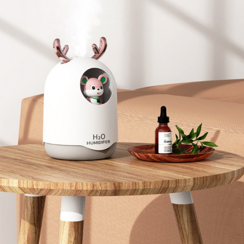 LOOMOO乐默 乐默萌宠加湿器 LJS-002 白色 货期1周高清大图