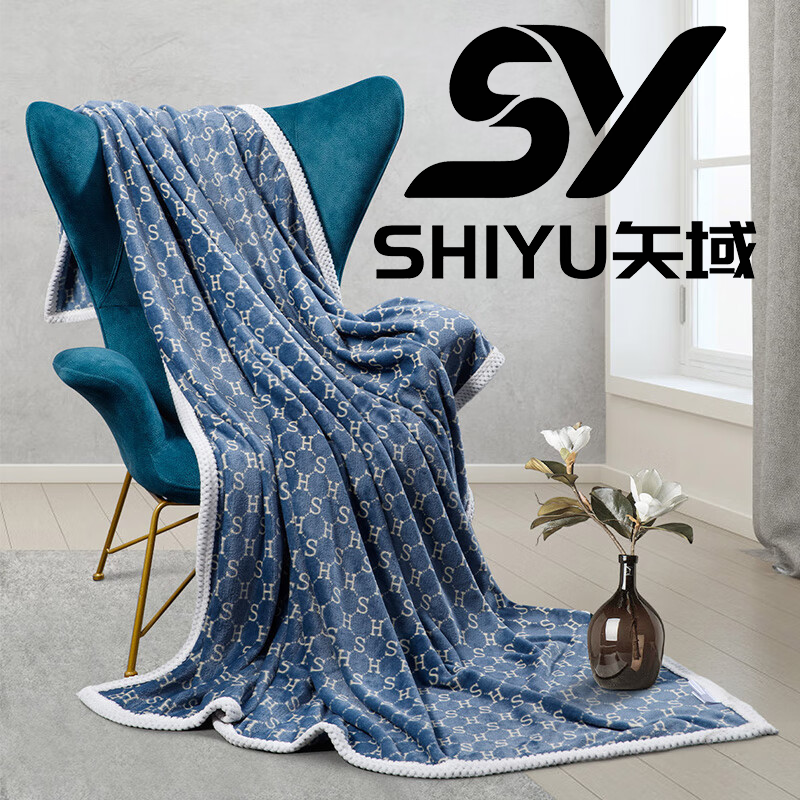 矢域加厚保暖毛毯冬季家用双人盖毯柔软亲肤珊瑚绒毯子防静电设计舒适透气高清大图