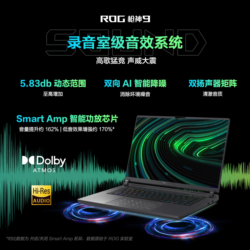 ROG枪神9 酷睿U9 16英寸 游戏笔记本电脑(U9 275HX RTX5070Ti 16G 1T 2.5K 240Hz)高清大图