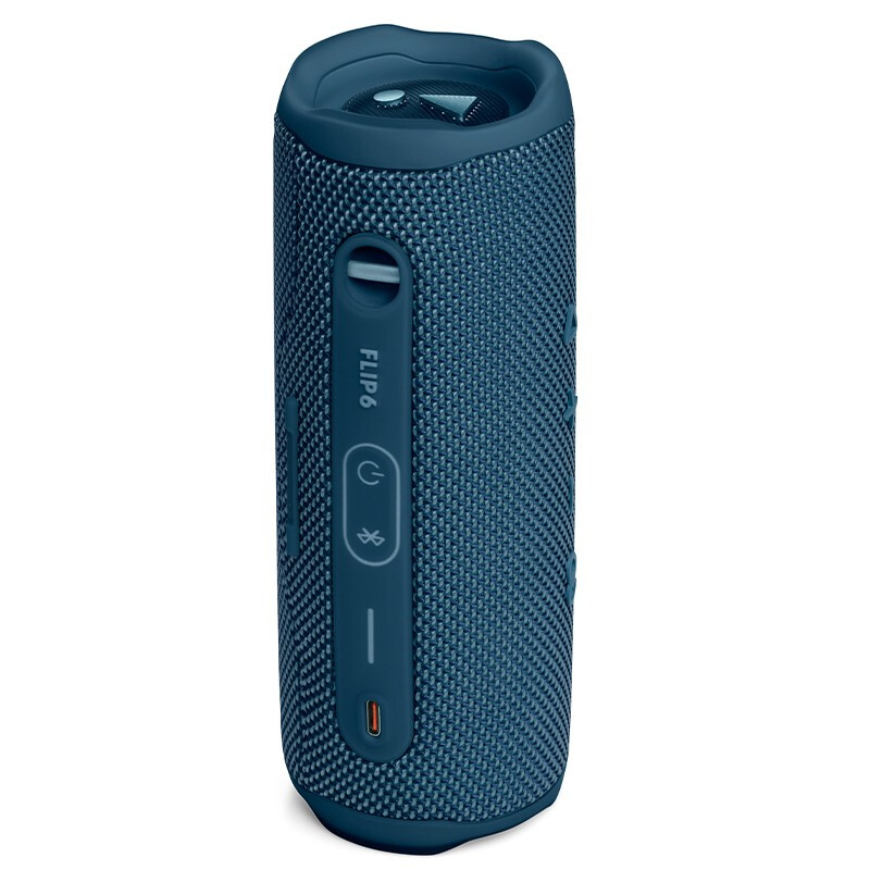JBL FLIP6 音乐万花筒六代 便携式蓝牙音箱 低音炮 防水防尘设计 多台串联 赛道扬声器 独立高音单元海蓝高清大图
