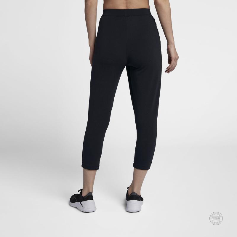 耐克(NIKE)女裤春季新款训练透气收口小脚运动中长裤七分裤 933437-010