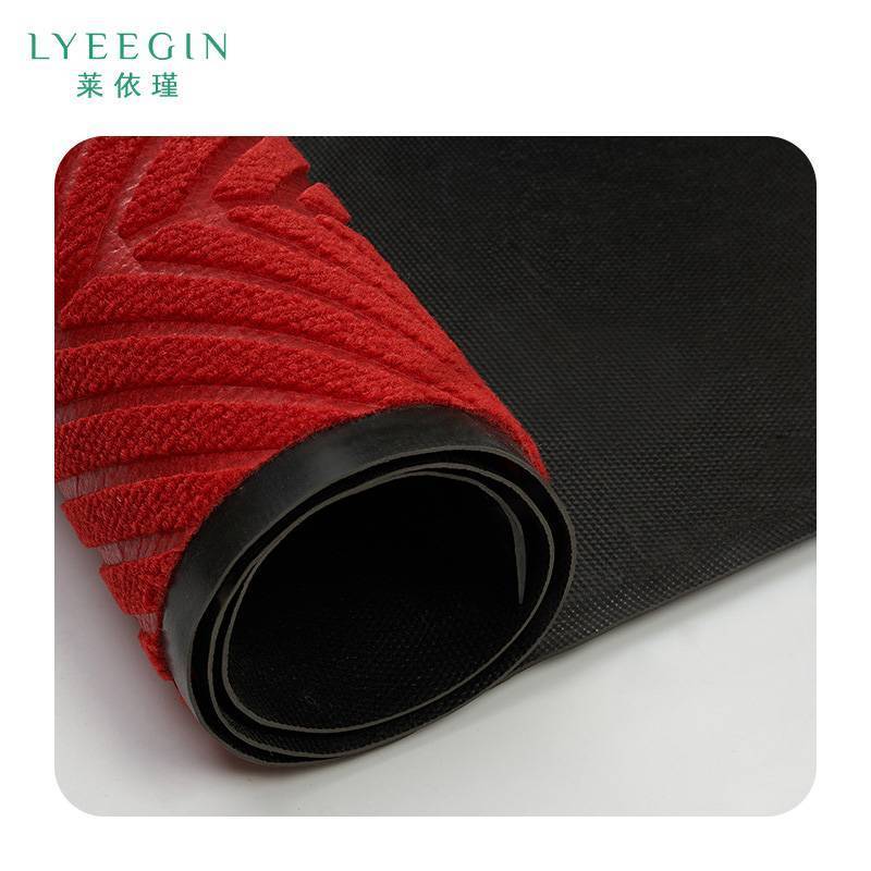 莱依瑾LYEEGIN 地毯 轮胎纹 灰色1.6m宽(需要多长拍多长)/m高清大图