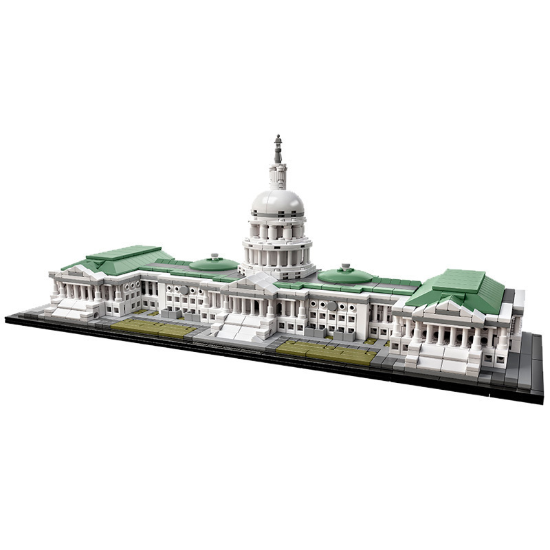 LEGO 乐高 Architecture建筑系列 美国国会大厦 21030 10岁以上 塑料玩具 200块以上