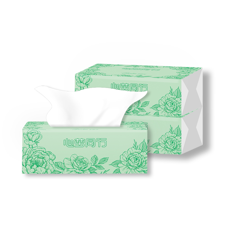 心梦同行抽纸巾300张大包整箱餐巾纸宿舍家用实惠装面巾擦手卫生纸抽 100包/1483/箱