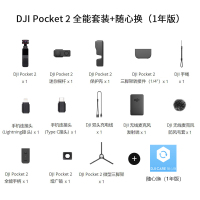DJI 大疆 DJI Pocket 2灵眸口袋云台相机高清增稳摄像机大疆手持云台osmo -云台+128G内存卡