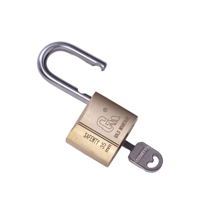金岳 T21-6 铜芯 30*35*15mm 铜挂锁(计价单位:个)黄色高清大图