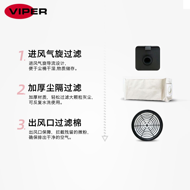 威霸SD 18 超宁静型吸尘器 桶式吸尘器高清大图