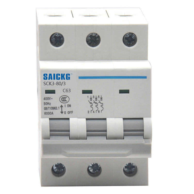 赛驰科技(SAICKG) SCK3-80/3 3P C63 低压空气开关 (单位台) 灰白高清大图