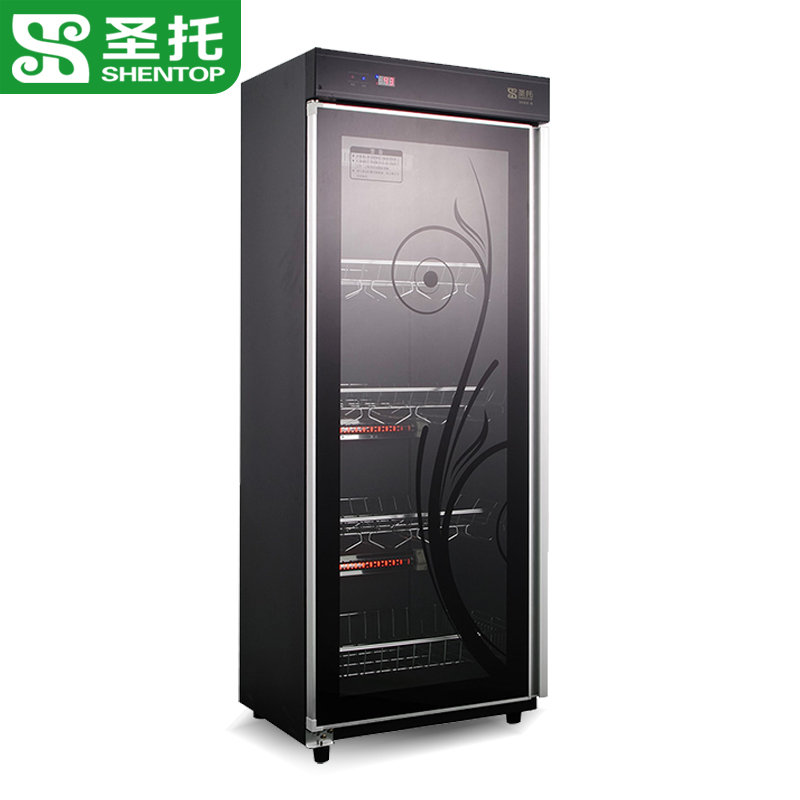 圣托(Shentop)智能触摸消毒柜 家用餐具消毒碗柜 办公室食堂立式 臭氧红外线保洁柜 YTD330-C12
