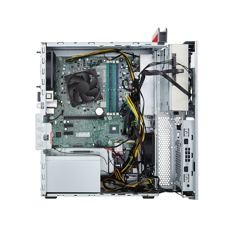 联想(Lenovo)ThinkCentreM720t-D003 分体电脑整机(I3-8100 4G 1T )23.8液晶