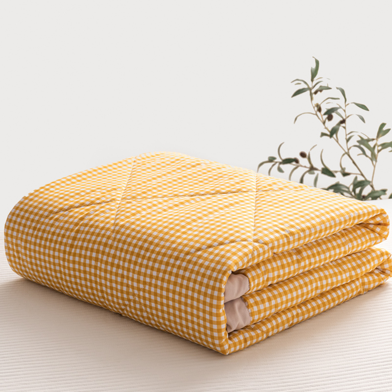 黛丝丹奴家纺夏凉被水洗棉羽丝空调被芯薄被子家用双人凉被可机洗不变