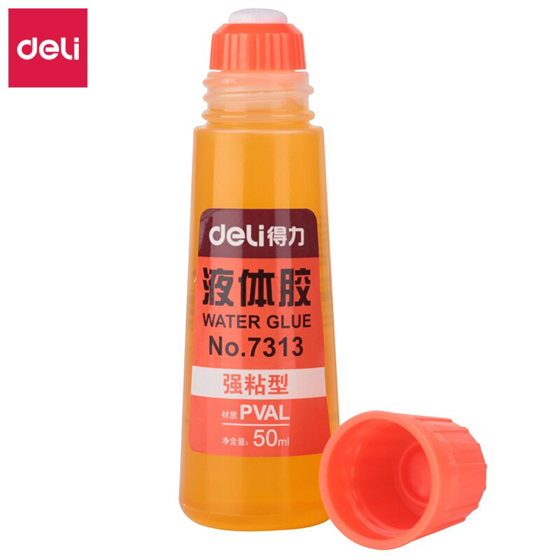 得力 7313 液体胶 50ML 24支/组 单位:组