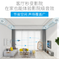 【吊顶 吸顶喇叭 投影机音箱 店铺】Yamaha/雅马哈 NS-IC600 吸顶家庭影院 环绕家用 喇叭套装