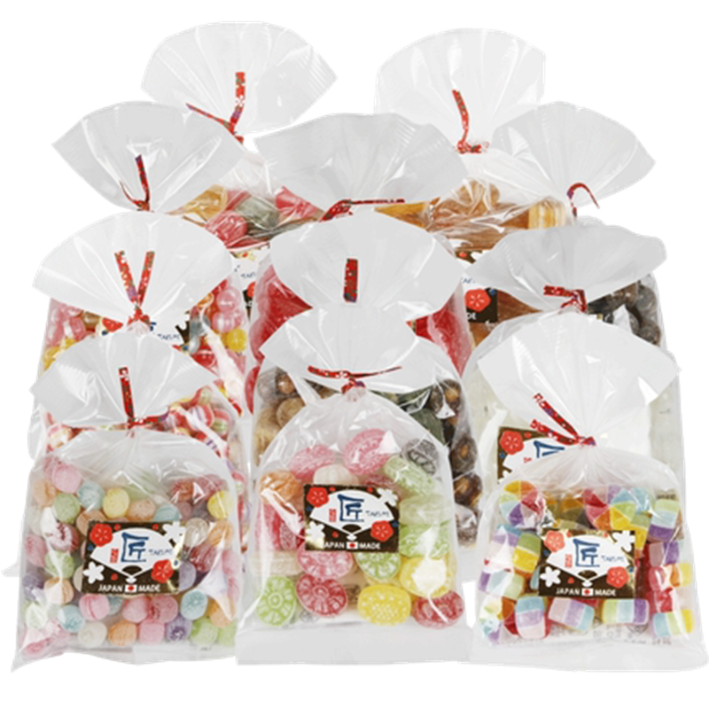 日本进口金扇之匠什锦水果袋装手工薄荷糖儿童休闲零食小糖果硬糖