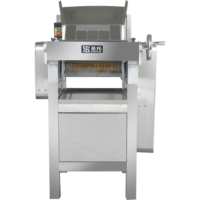 压面皮机商用 大型电动揉面压面擀面机 不锈钢全自动高速压面机 stms