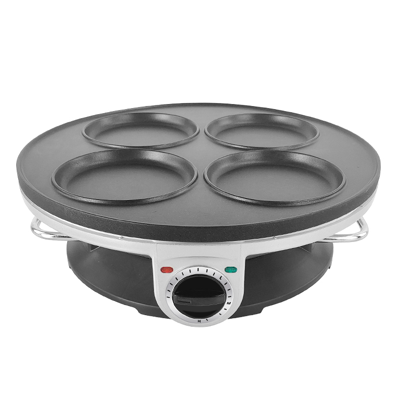 插电煎饼机电鏊子家用时光旧巷杂粮煎饼果子机烙饼机摊饼锅煎饼银色4