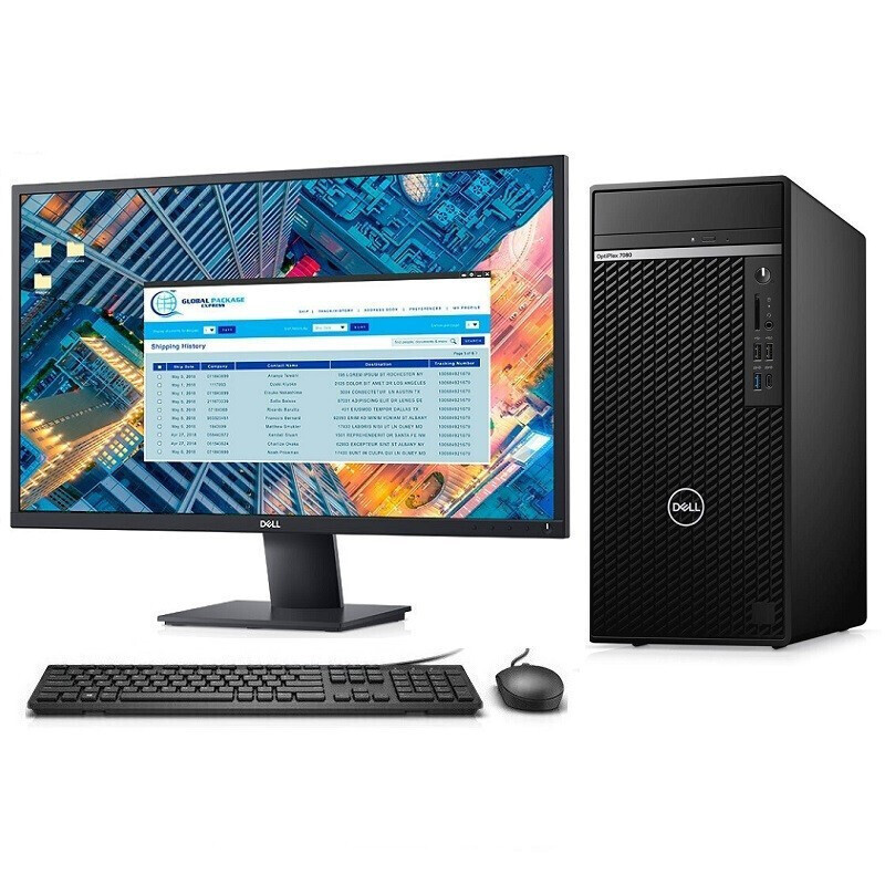戴尔(Dell)Optiplex5080MT商用电脑整机 27 英寸显示器(i5-10500 8G 1T+128G)