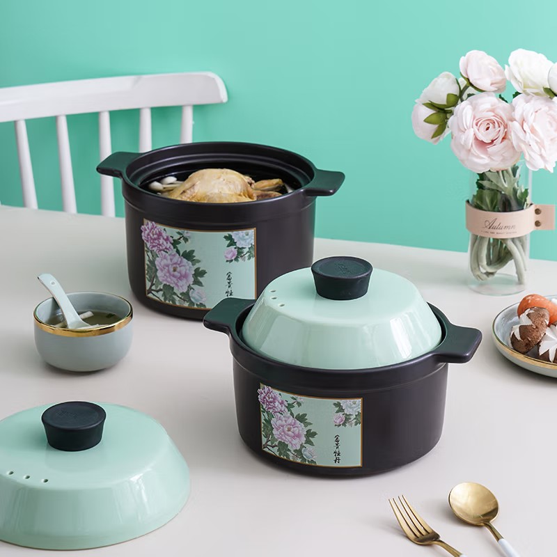 厨夫人CHOFOREN砂锅汤锅炖锅陶瓷煲美厨系列 CFR-480B 4.5L高清大图