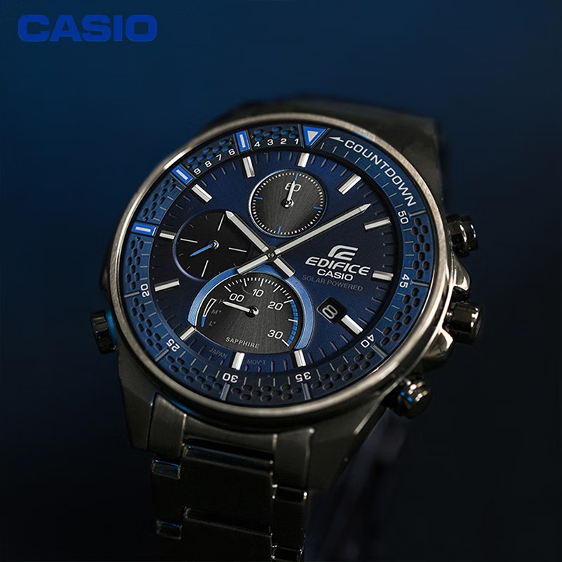 卡西欧（CASIO) EDIFICE EFS-S590YD系列 商务男表防水男士手表=