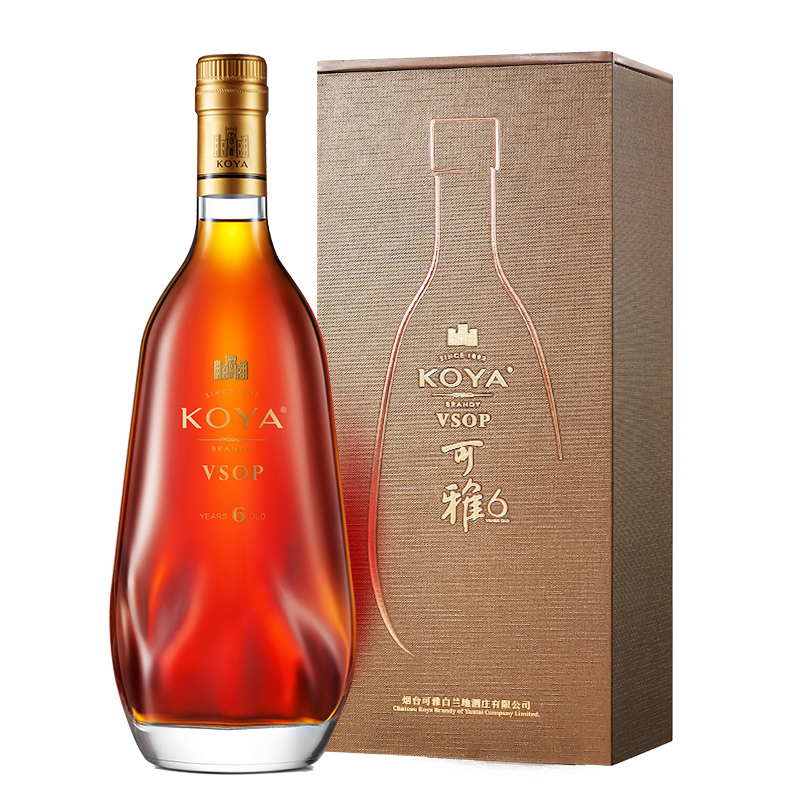 张裕官方旗舰店 张裕可雅桶藏6年VSOP级白兰地酒700ml 洋酒