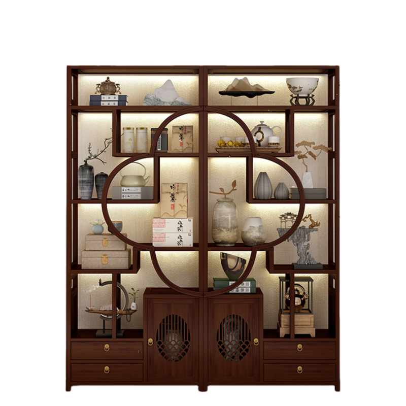 铭思达博古架展示架160*25*200cm个高清大图