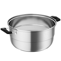 炊大皇(COOKER KING)蒸锅 蒸滋味单层蒸锅 食品级不锈钢大容量 蒸煮同步电磁炉通用28cm