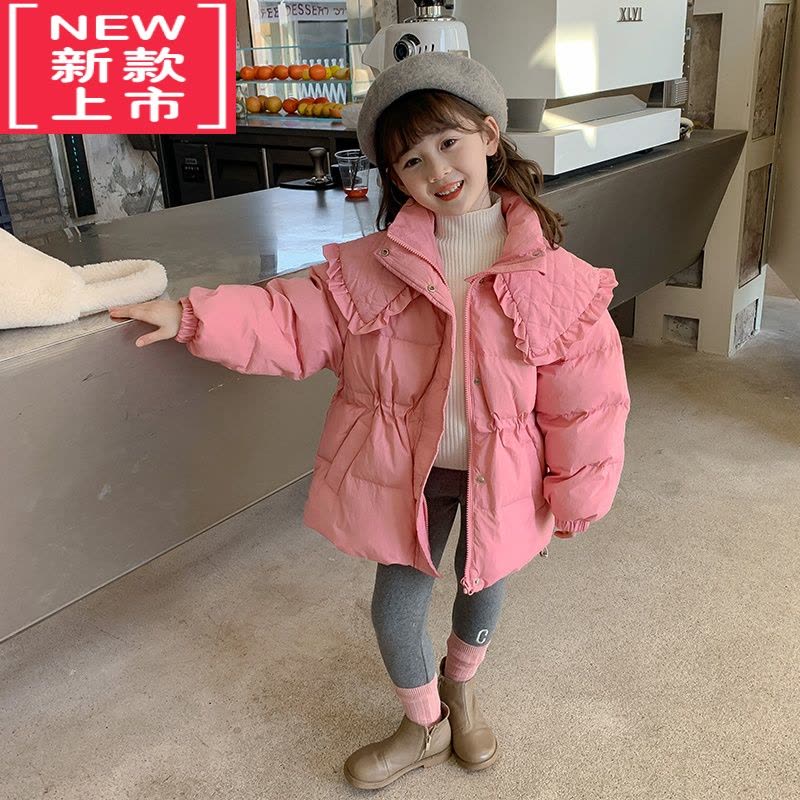 可莉允女童棉衣冬款2022新款洋气女孩儿童外套冬装加厚棉袄冬季宝宝棉服图片