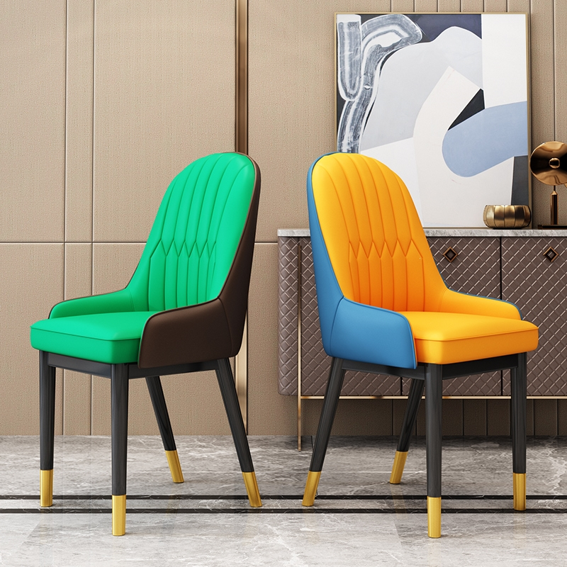 迪玛森餐椅轻奢北欧高端椅子家用极简意式现代简约网红餐桌椅靠背椅