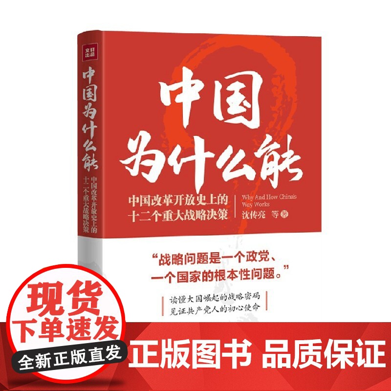 中国为什么能 改革开放史上的十二个重大战略决策 沈传亮等 著 政治军事高清大图
