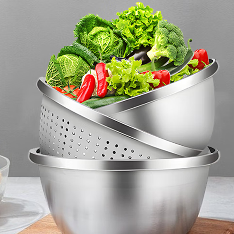 康巴赫康巴赫不锈钢盆三件套KOU3A22/24/24cm