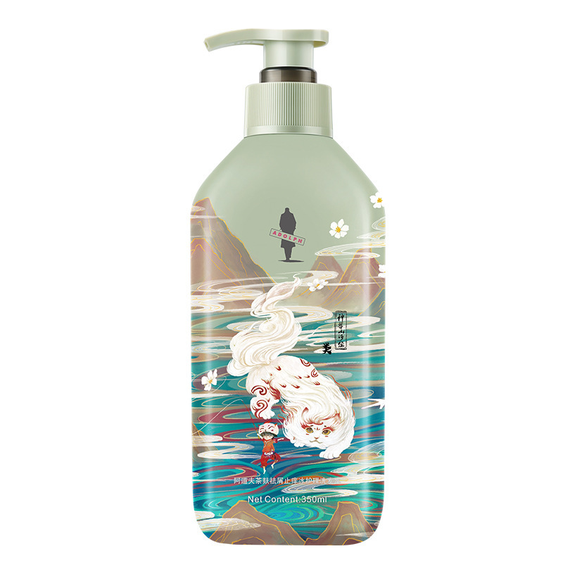 阿道夫(ADOLPH) 山海经茶麸冰护理专研洗发水 祛屑止痒 350ml