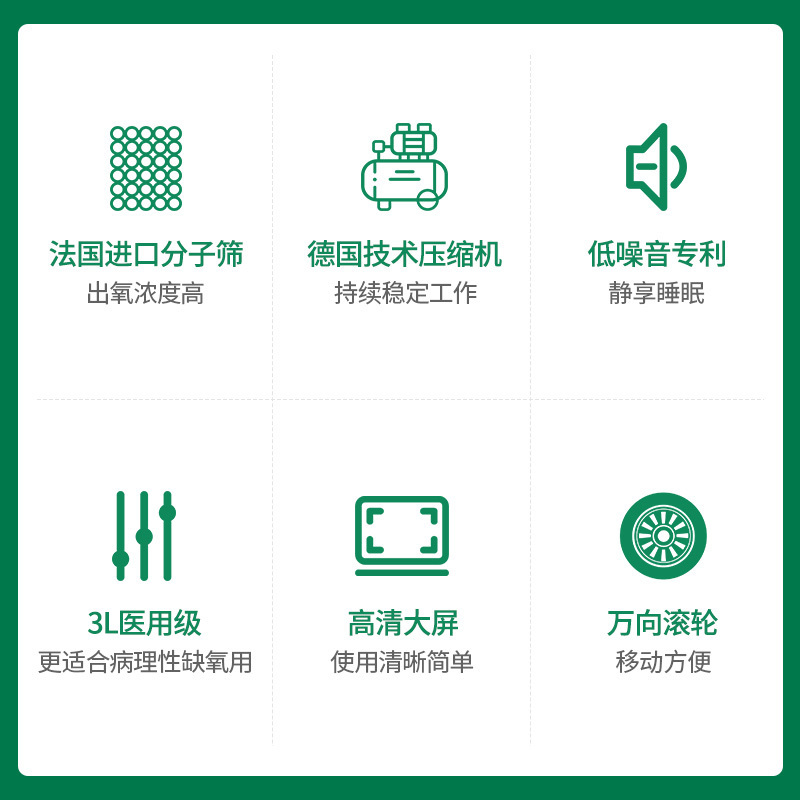 苏宁自营德国品牌欧格斯医用级制氧机新3升底噪制氧雾化一体机苏宁发货全国8仓就近发货