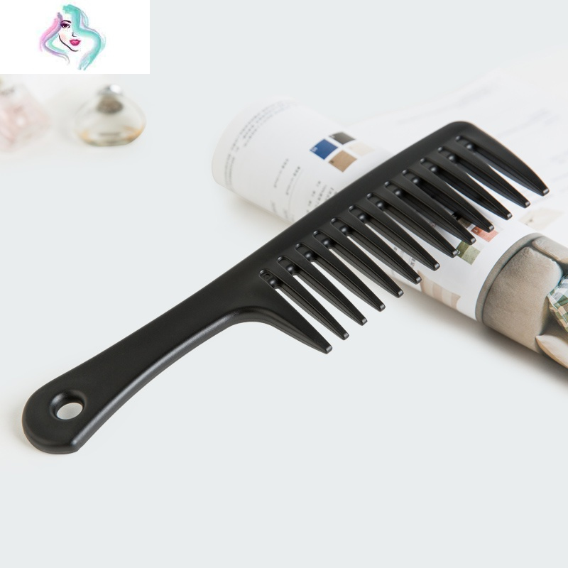 大号卷发女士专用长发造型梳美发大齿梳子宽齿直红梳子