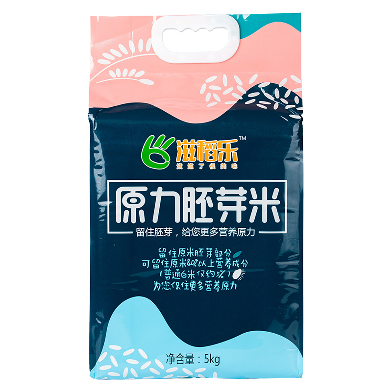 黑龙江大米 当季新米 滋稻乐原力胚芽米5kg真空保鲜装 500g