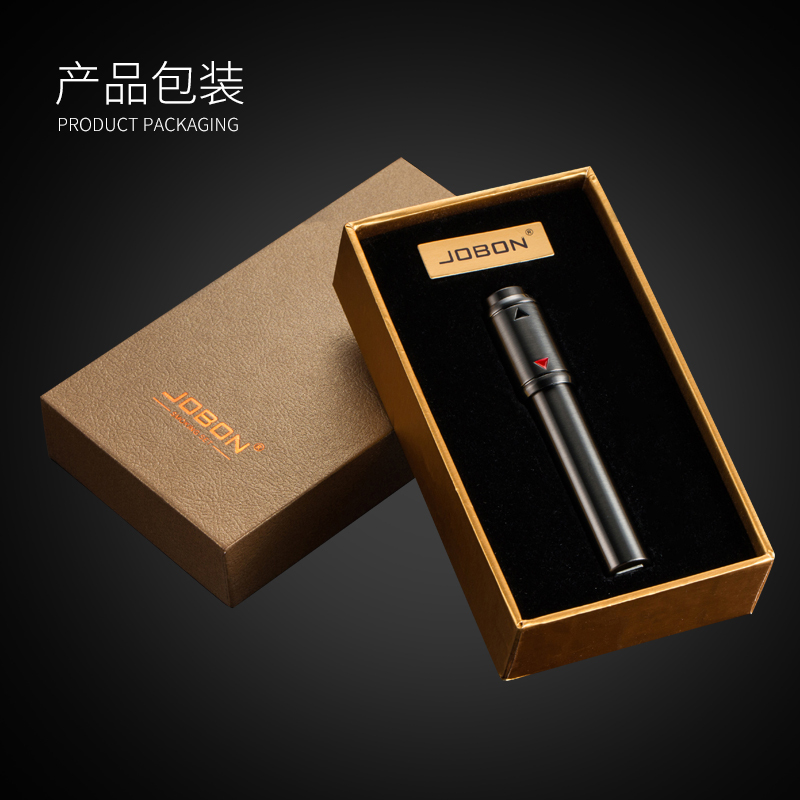 jobon中邦usb充电打火机防风钨丝金属创意男女个性点烟器时尚