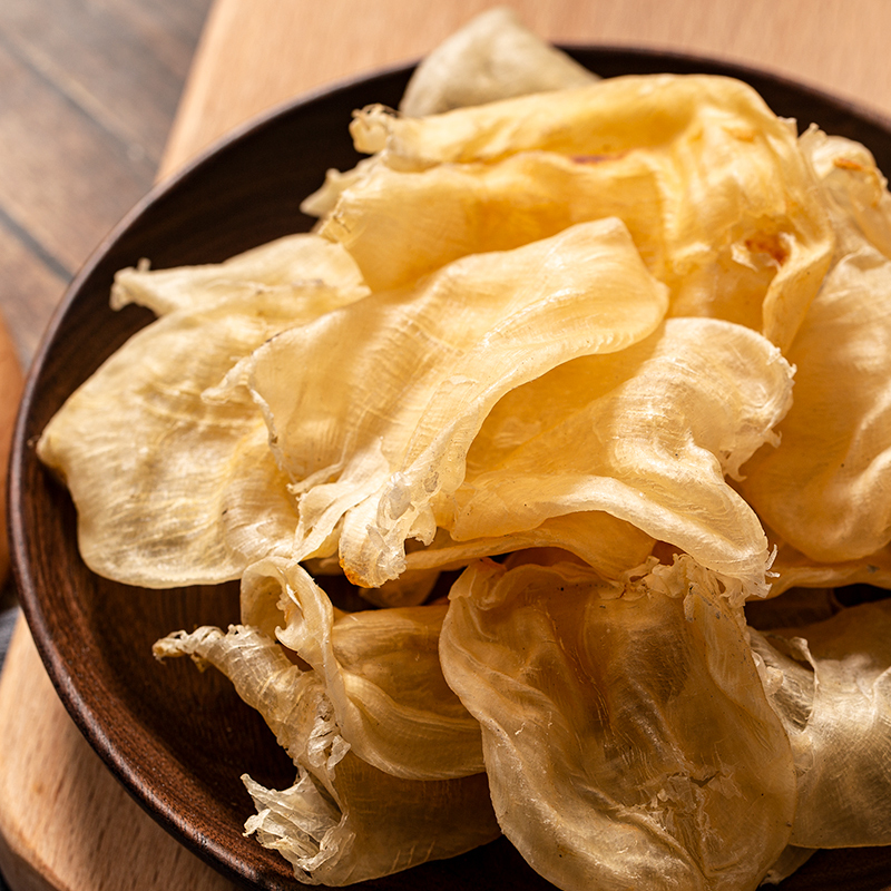 珍贵膳 鸡蛋胶 50g/袋 干制鱼肚花胶/鱼胶滋补佳品干货鱼鳔胶原蛋白