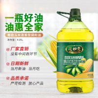 迎如意 橄榄玉米食用调和油4.05L 食用油