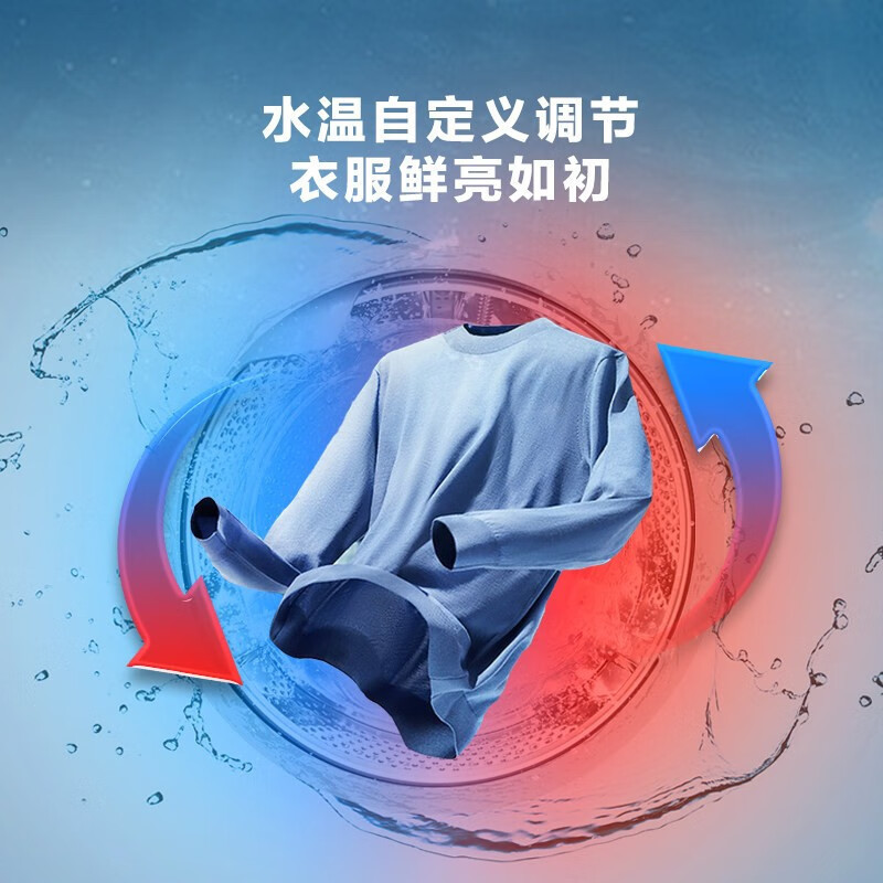 松下(Panasonic)全自动滚筒洗衣机10公斤 BLDC变频电机 泡沫净超快洗 星悦旗舰升级XQG100-N1MT