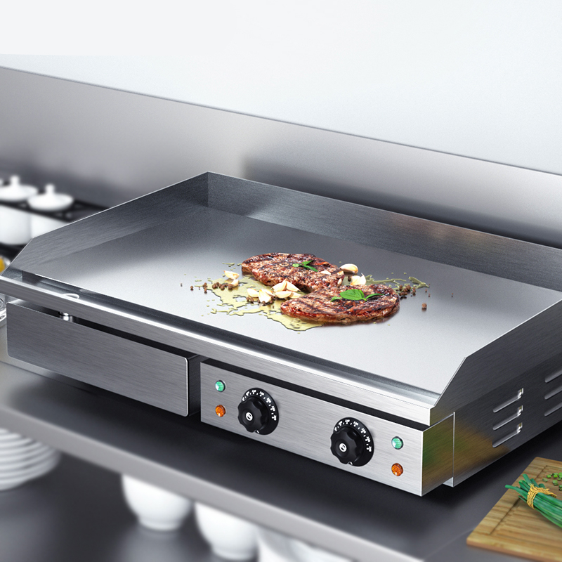 手抓饼机器商用家用电扒炉摆摊炒饭机妖怪多功能台式铁板烧设备