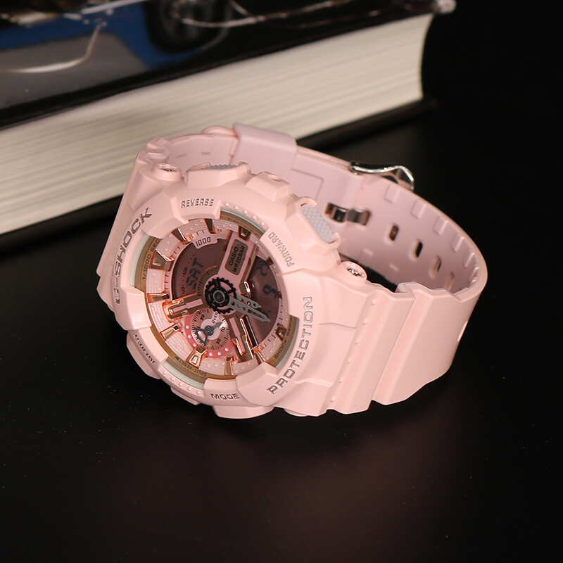 卡西欧(CASIO)手表 G-SHOCK系列自动LED照明手表 GMA-S110MP-4A1