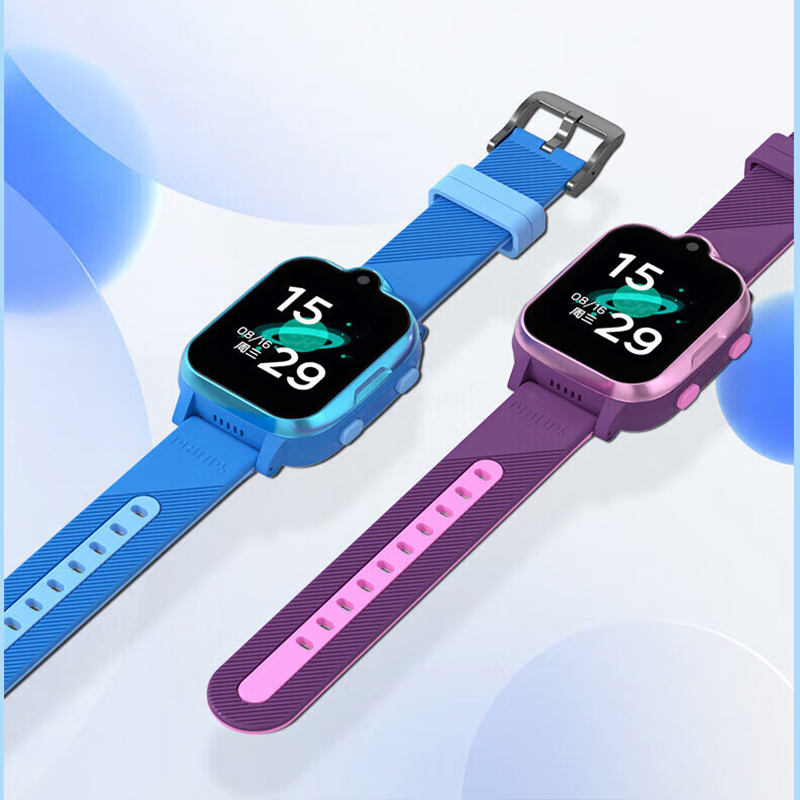 飞利浦(PHILIPS) 电话手表长续航智能儿童手表精准定位4G全网通视频 W2209A 粉色高清大图