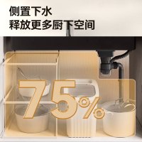 SEREN HOME 水槽大单槽洗菜盆单槽不锈钢抗污纳米手工厨房洗碗槽洗菜池台下