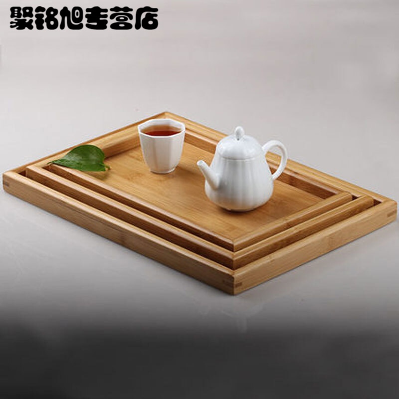 创意简约日式托盘茶托盘茶具茶盘茶壶托盘竹木制托盘杯子茶盘