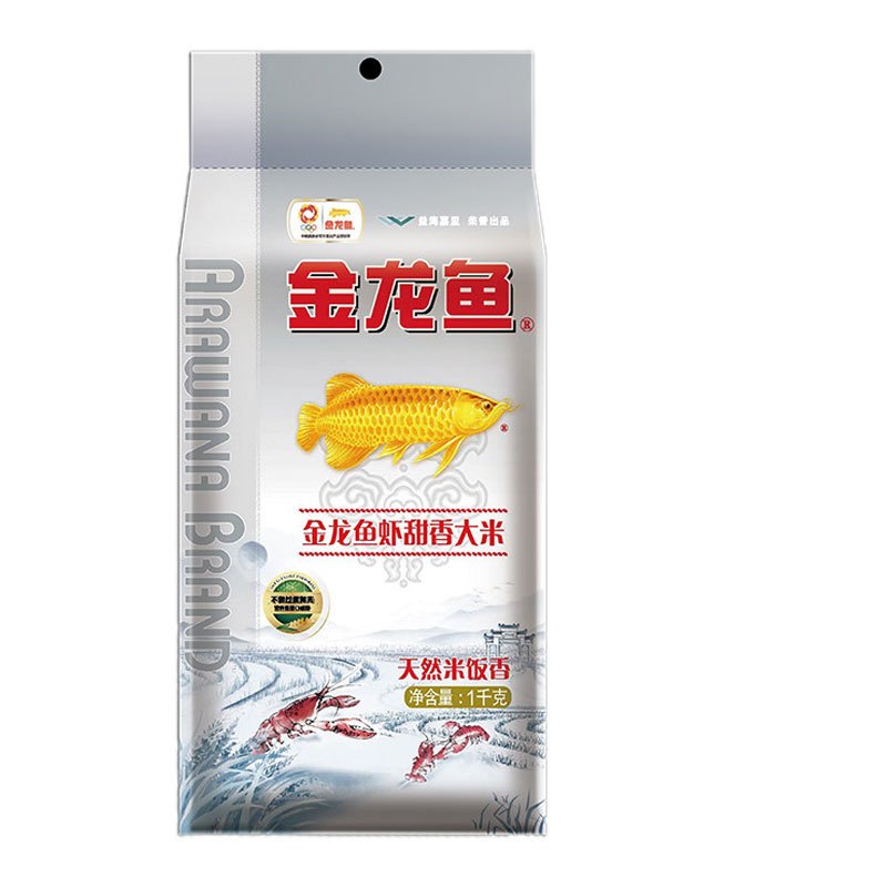 金龙鱼 虾甜香大米 虾稻共生天然香甜 1KG