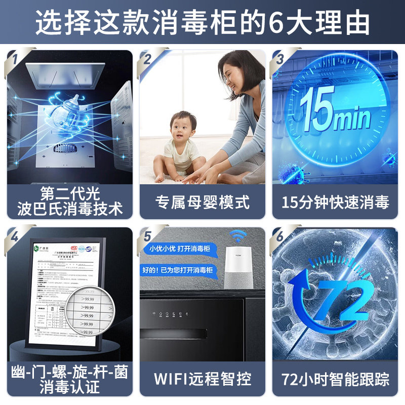 海尔(Haier)侧吸式抽烟机27m³飓风大吸力天然气烟灶消套装烟灶联动套装+APP智控115升EB03消毒柜